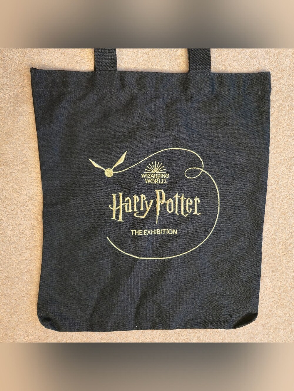 Wizarding World Harry Potter A Forbidden Forest Experience Black Canvas Tote Bag